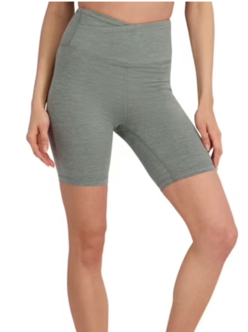 Outdoor Voices Green Flow 7″ Bike Shorts Women’s S High Rise Stretch Athleisure